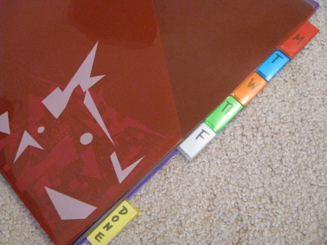 Daily Work Folders Assignment Pockets