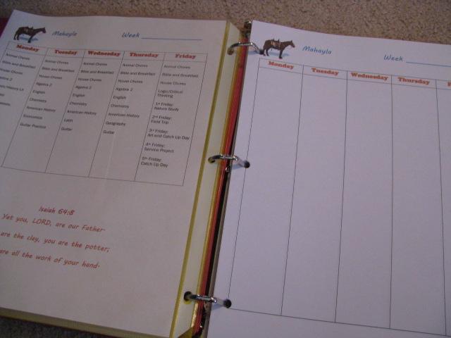Mahayla's Week High School Planning