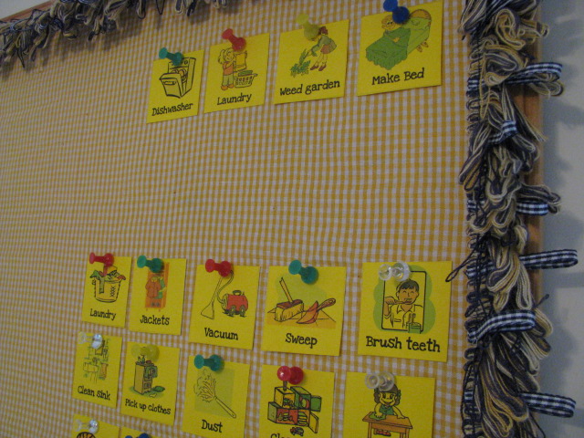 Preschool Chores Chore Board