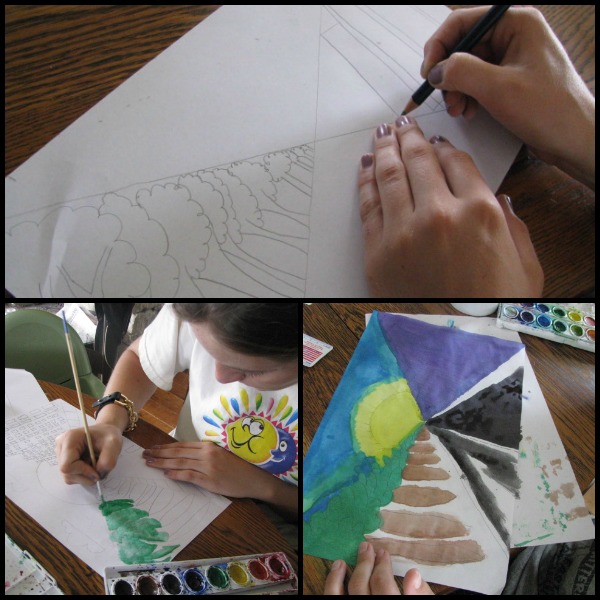 One-point perspective