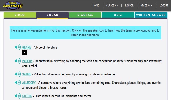 Standard Deviants Accelerate is a great option for online supplementation of your middle or high school homeschooling. Standard Deviants Accelerate is a great option for online supplementation of your middle or high school homeschooling.