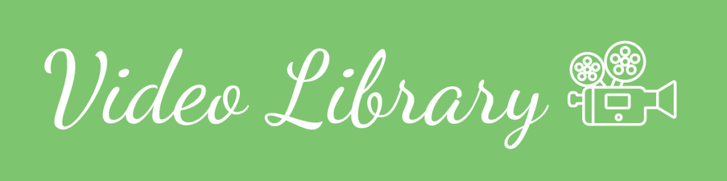 green button that says video library