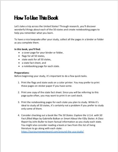How to Use this Book list
